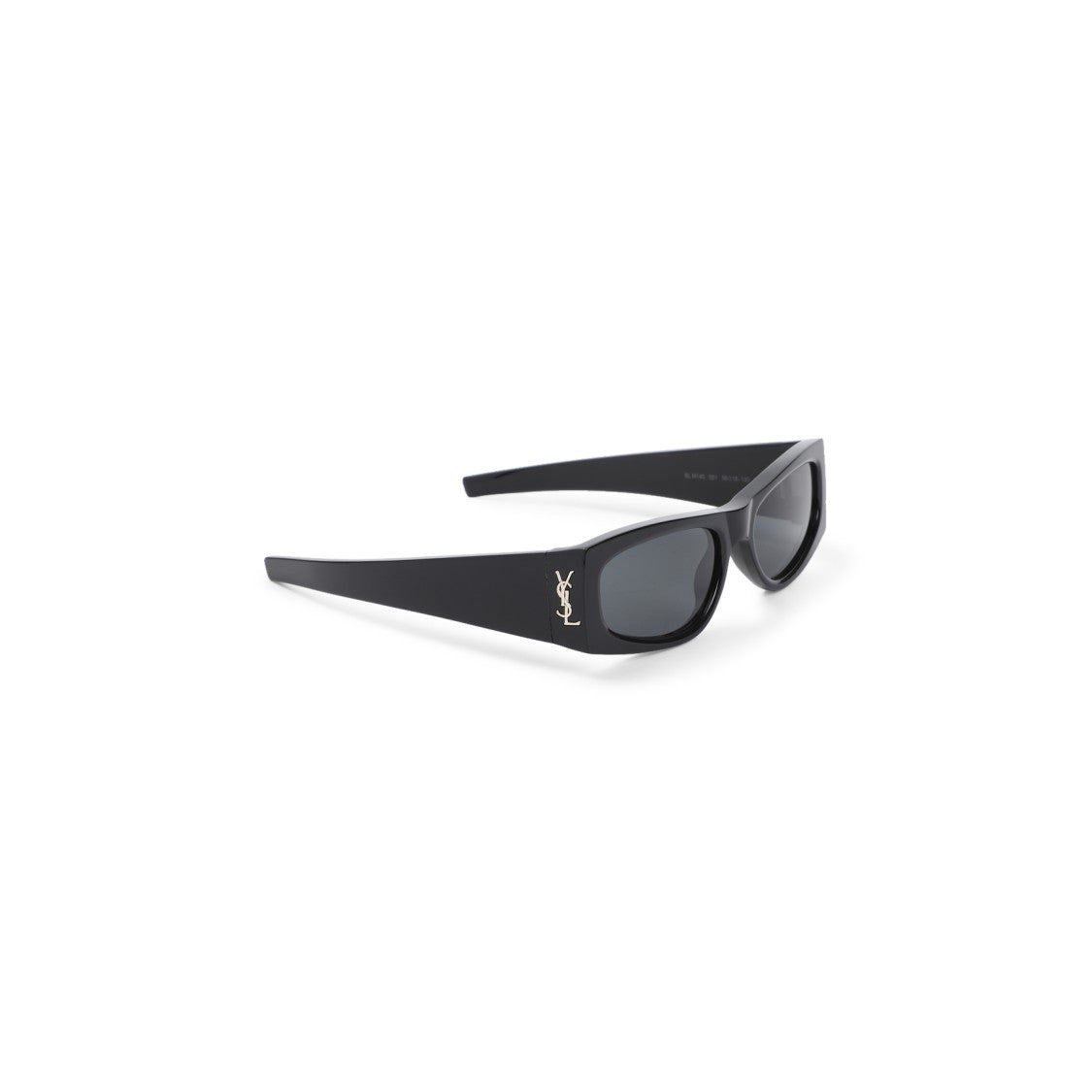 Saint Laurent Black Angular Frame Sunglasses