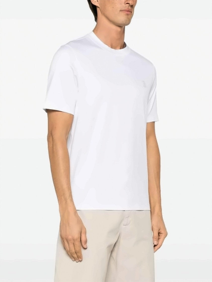 Brunello Cucinelli Cotton Jersey Crew Neck T-Shirt With Minimalist Design