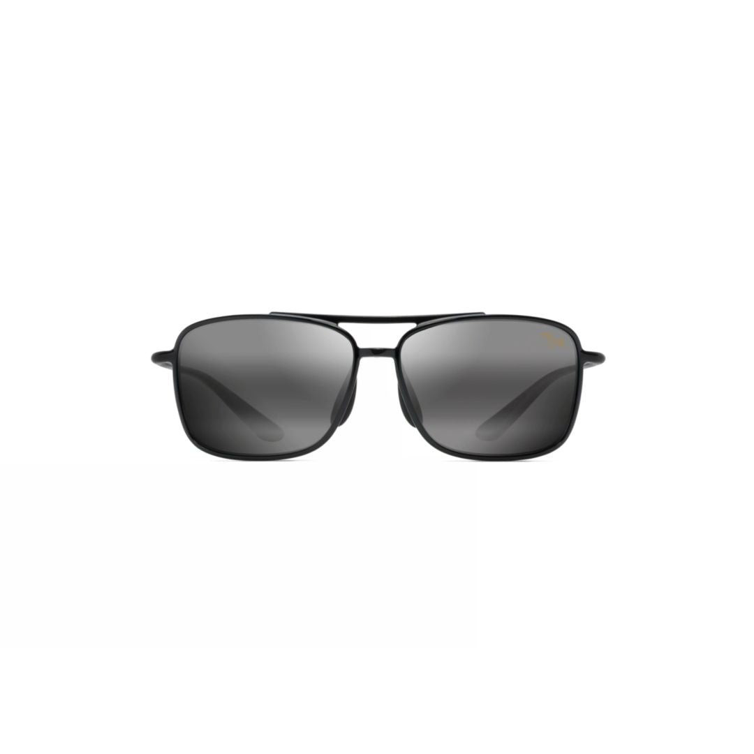 Maui Jim Kaupo Gap Rectangular Frame Sunglasses With Double Bridge Design