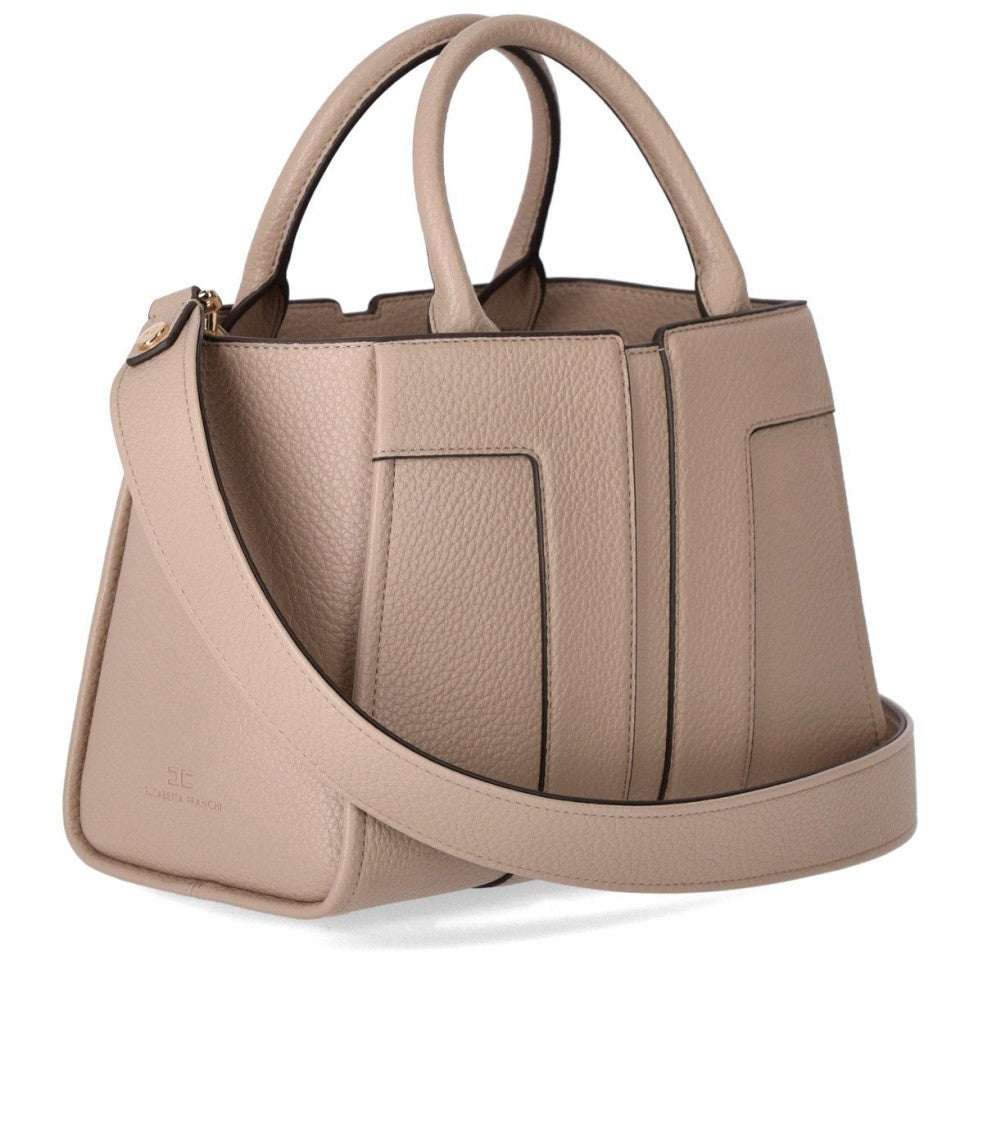 Elisabetta Franchi Grey Medium Handbag