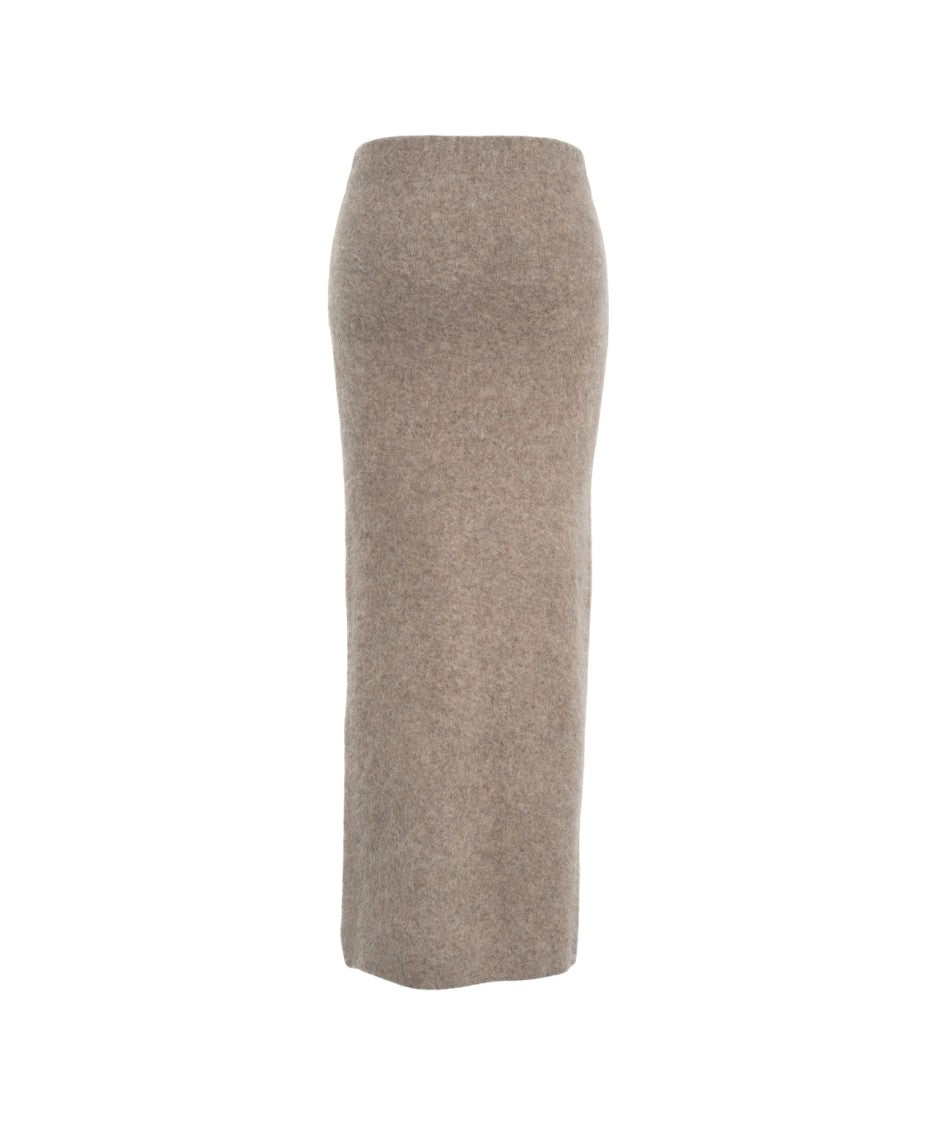 Guess By Marciano Slim-Fit Knit Midi Skirt With Discreet Logo Detail