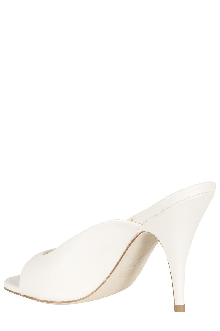 3Juin White Lilia 095 Illy Leather Mules