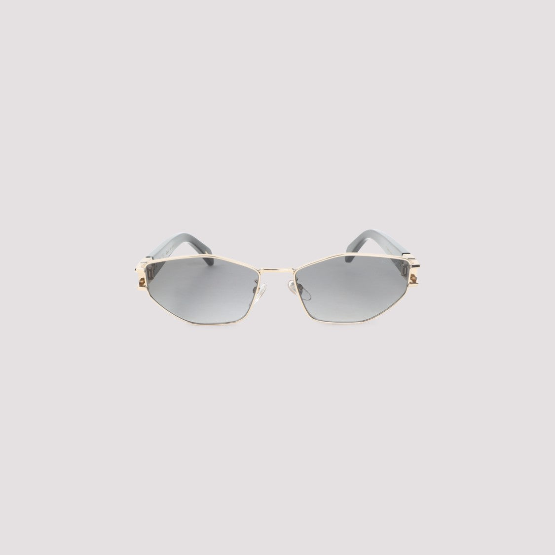 Chopard Geometric Lens Sunglasses With Metallic Finish
