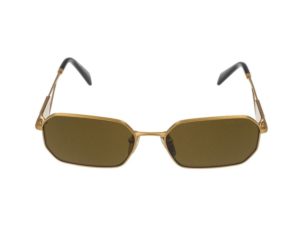 Prada Sophisticated Silver Steel Sunglasses With 58Mm Lenses