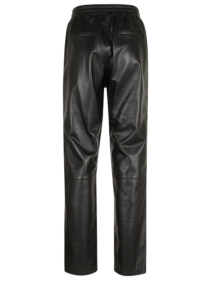 Arma Premium Black Leather Trousers