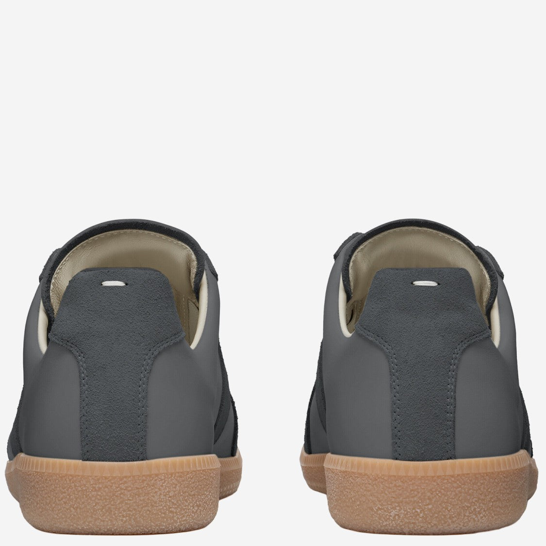 Maison Margiela Nappa Leather And Suede Low-Top Sneakers