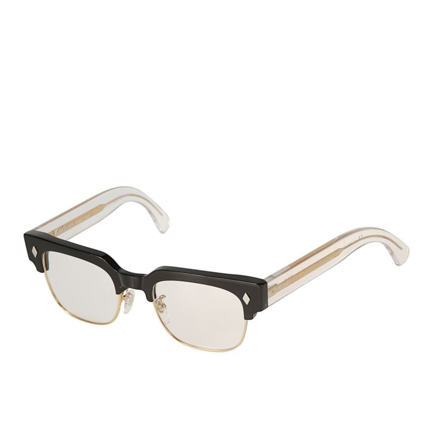 Kador Tobako Cm Bold Rectangular Sunglasses With Subtle Gold Accents