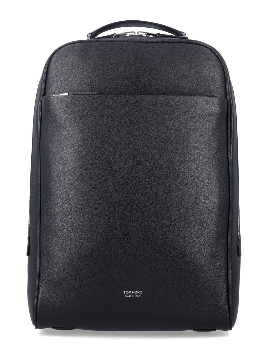 Tom Ford Supple Grain Leather Classic Laptop Backpack
