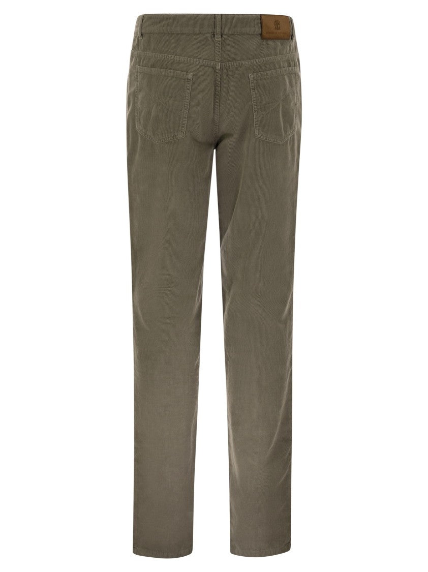 Brunello Cucinelli Five-Pocket Italian Fit Trousers