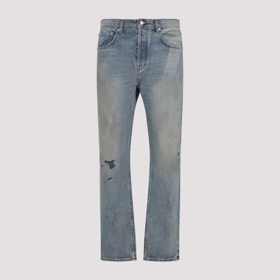 Enfants Riches Déprimés Straight Leg Blue Cotton Jeans