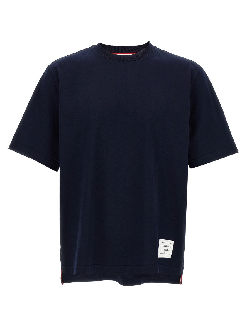 Thom Browne Rwb Knit Trim' T-Shirt