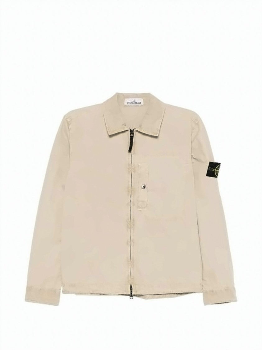 Stone Island Lightweight Zip-Up Shirt Jacket