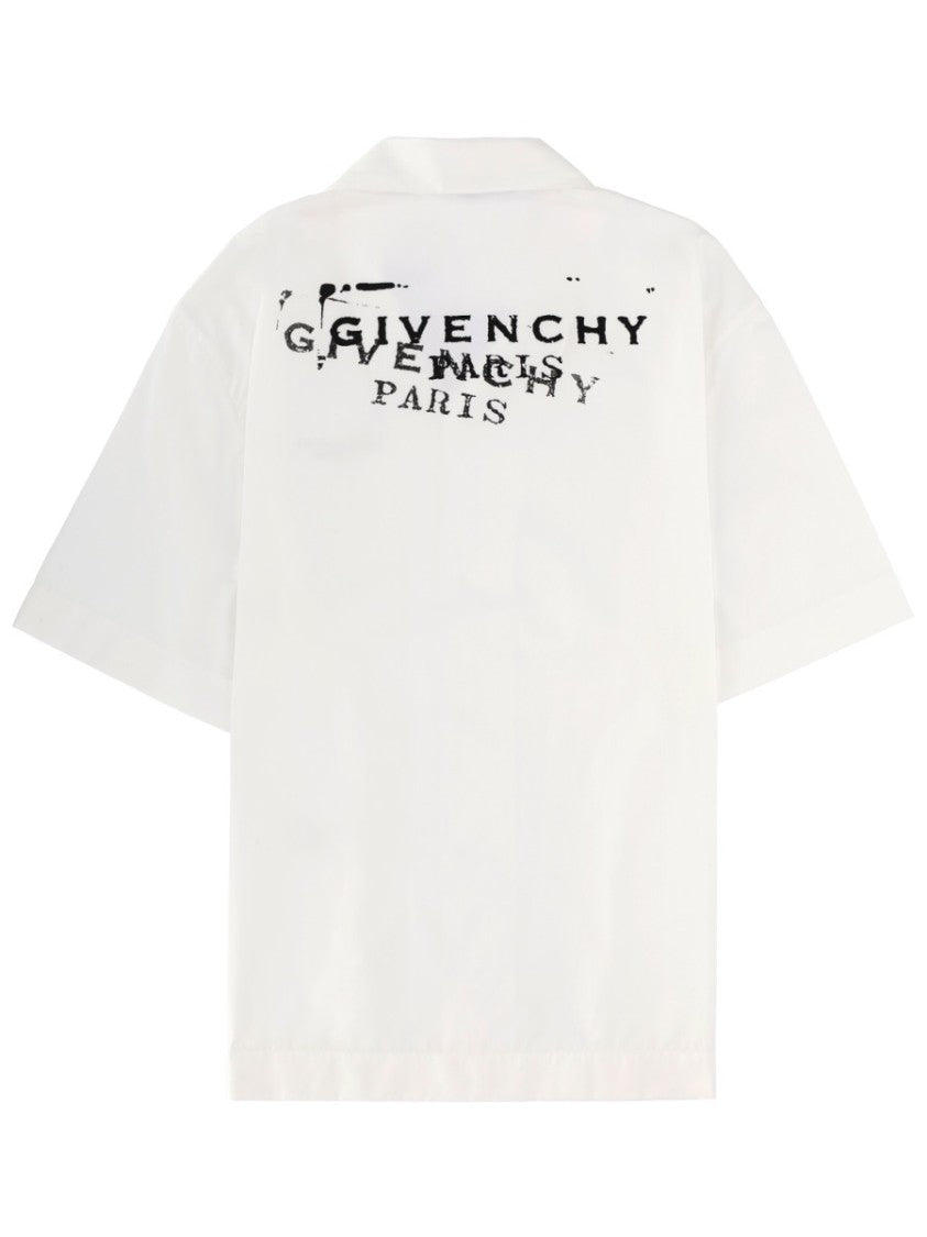 Givenchy Distressed Back Logo Shirt