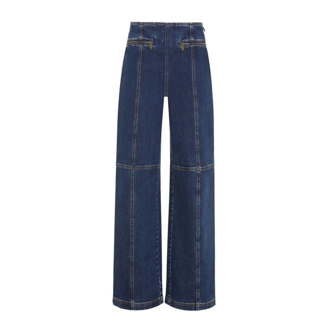 Etro Blue Melange Cotton Denim Jeans