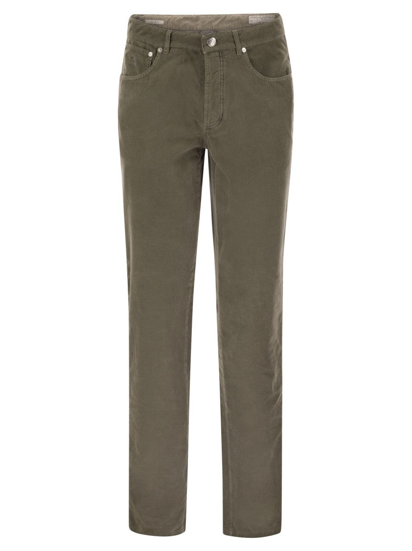 Brunello Cucinelli Five-Pocket Italian Fit Trousers