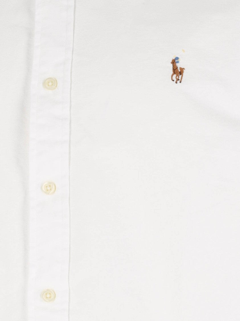 Polo Ralph Lauren Tailored White Button-Down Shirt With Pointed Collar
