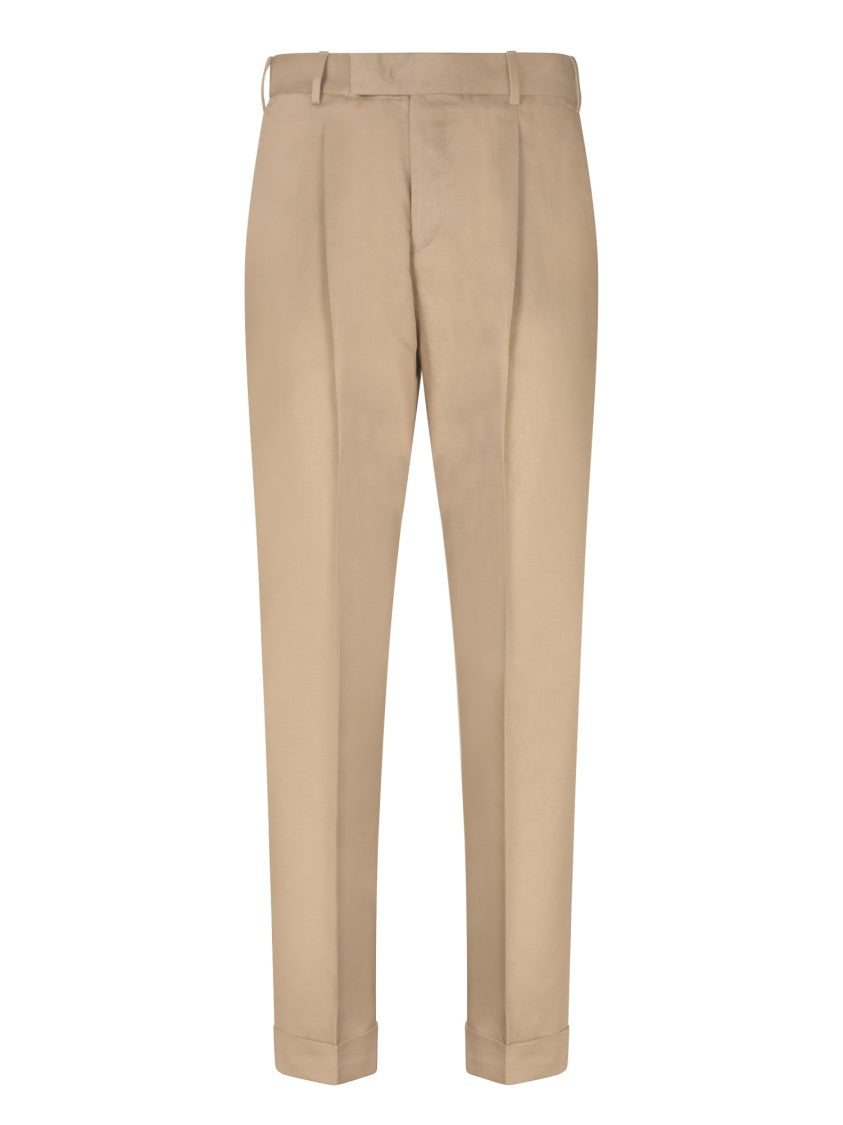 Pt Torino Blend Cotton Trousers