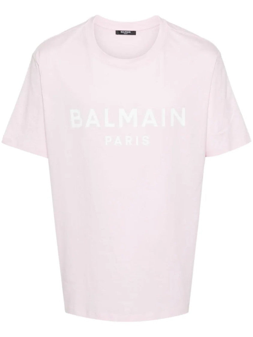 Balmain Logo-Print Cotton T-Shirt