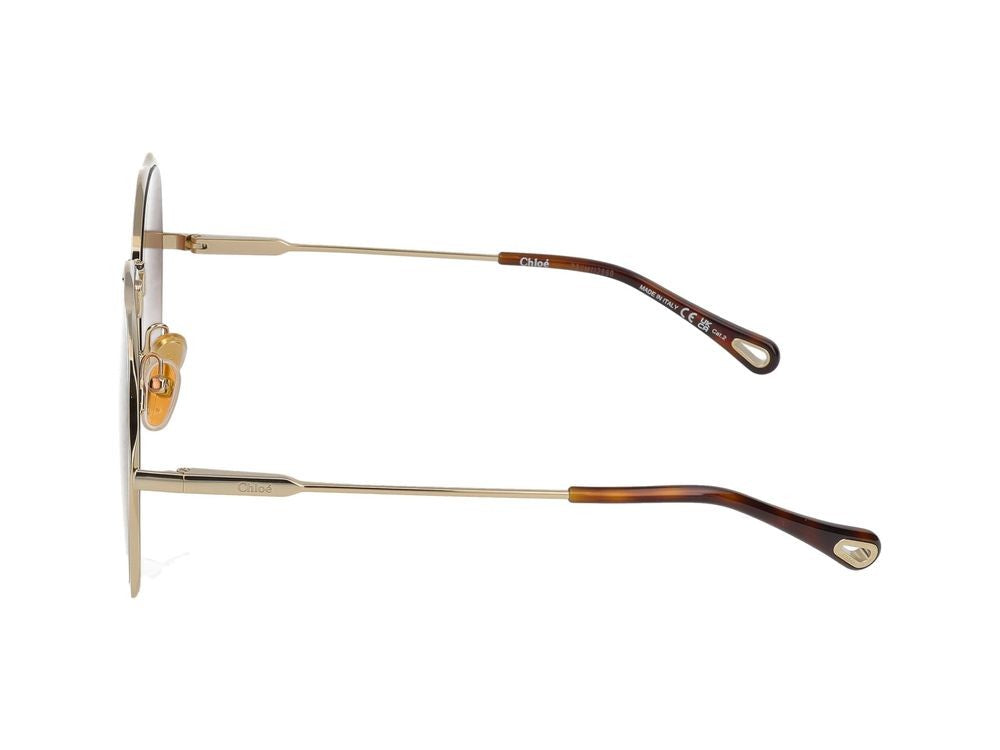 Chloé Sunglasses Ch0183s 003 Gold Gold Orange 60/14/140