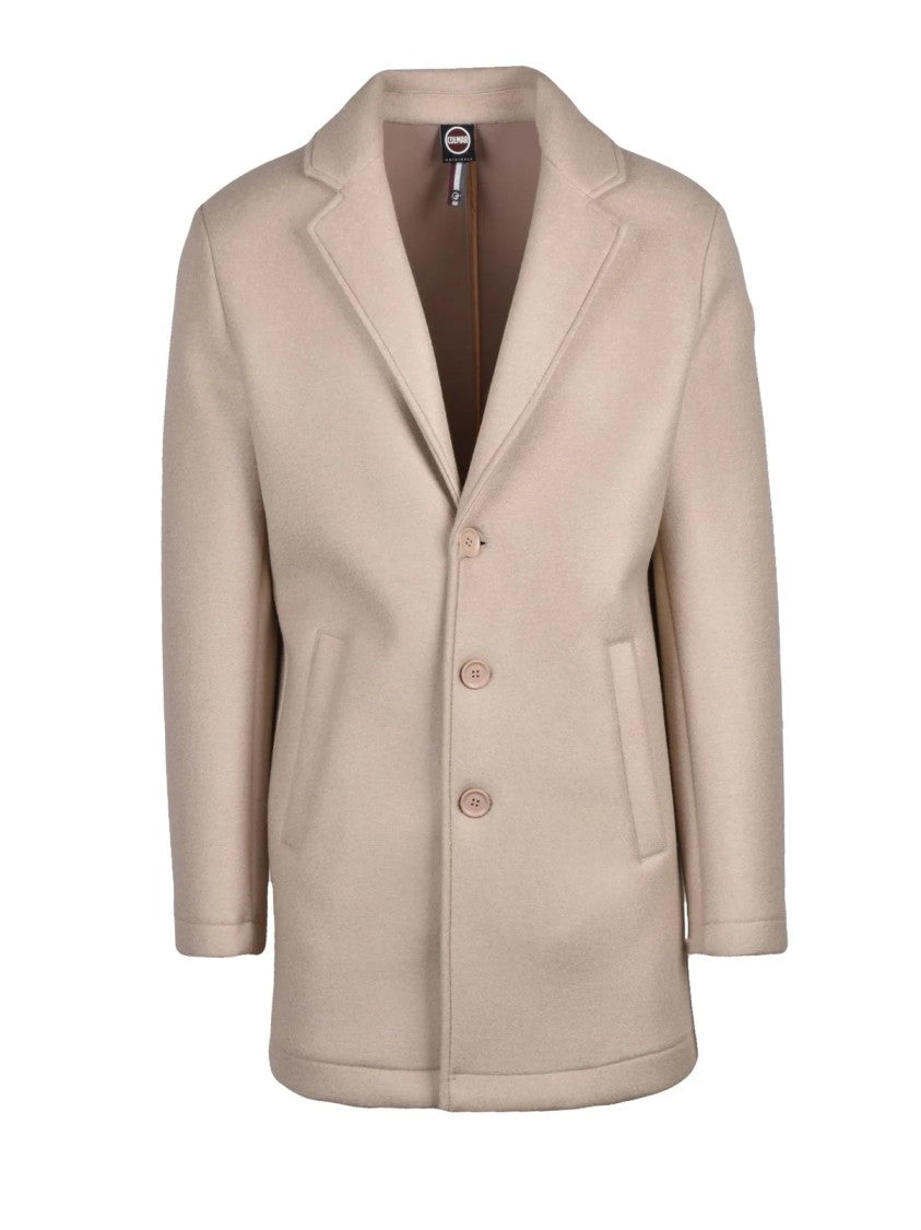 Colmar Originals Beige Polyester-Blend Button Coat