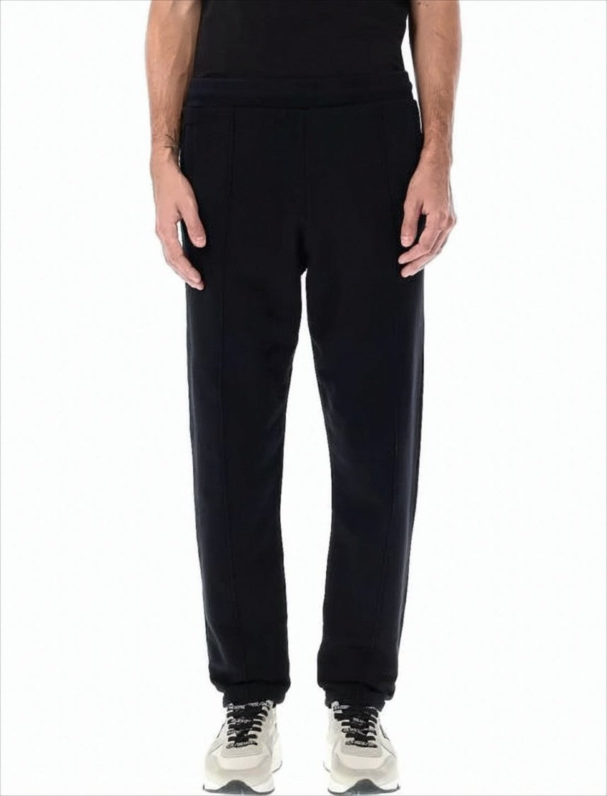 Golden Goose Relaxed Fit Black Star Print Track Pants