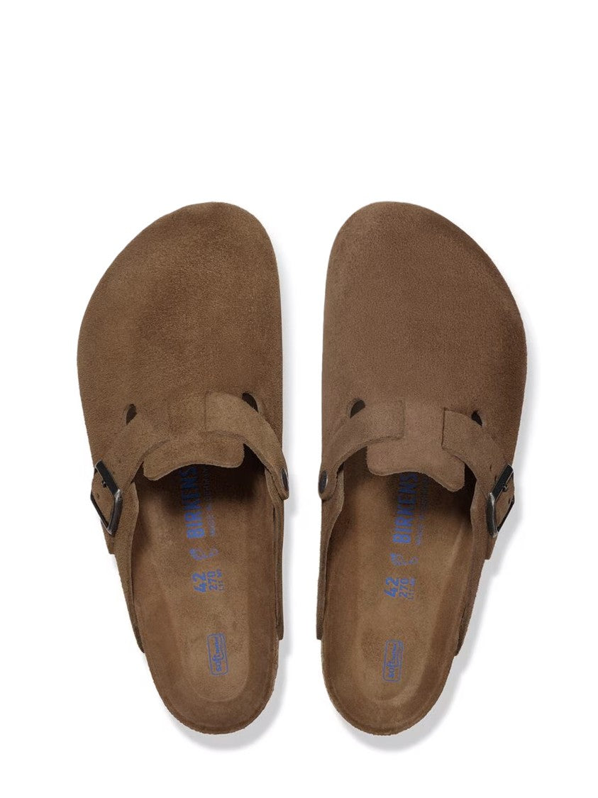 Birkenstock Closed-Toe Slip-On Sandals With Adjustable Buckle