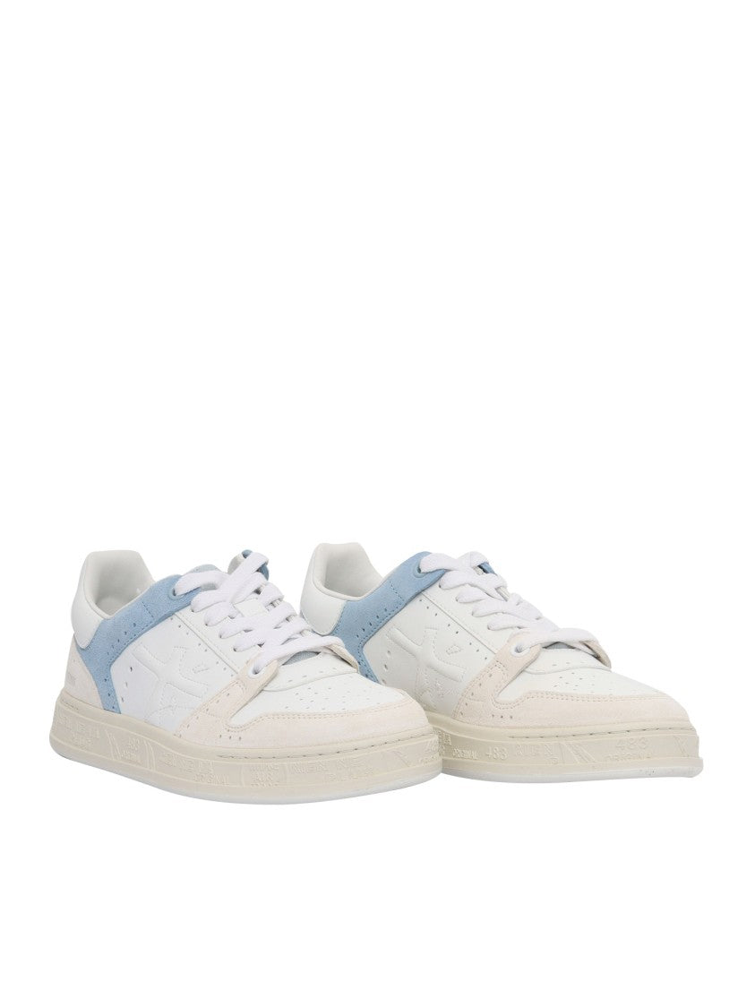 Premiata Low-Top Sneakers With Textured Panels