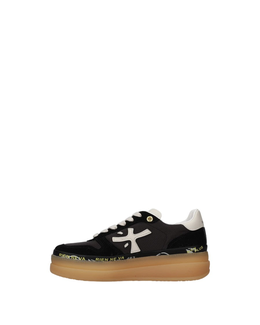 Premiata Double-Layer Platform Midsole Sneakers