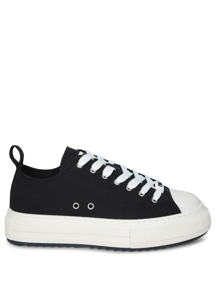Dsquared2 Black Canvas Sneakers