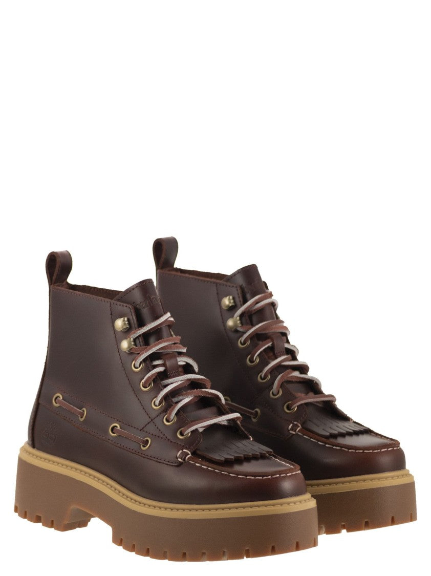 Timberland Stone Street - Fringed Boot With Platform