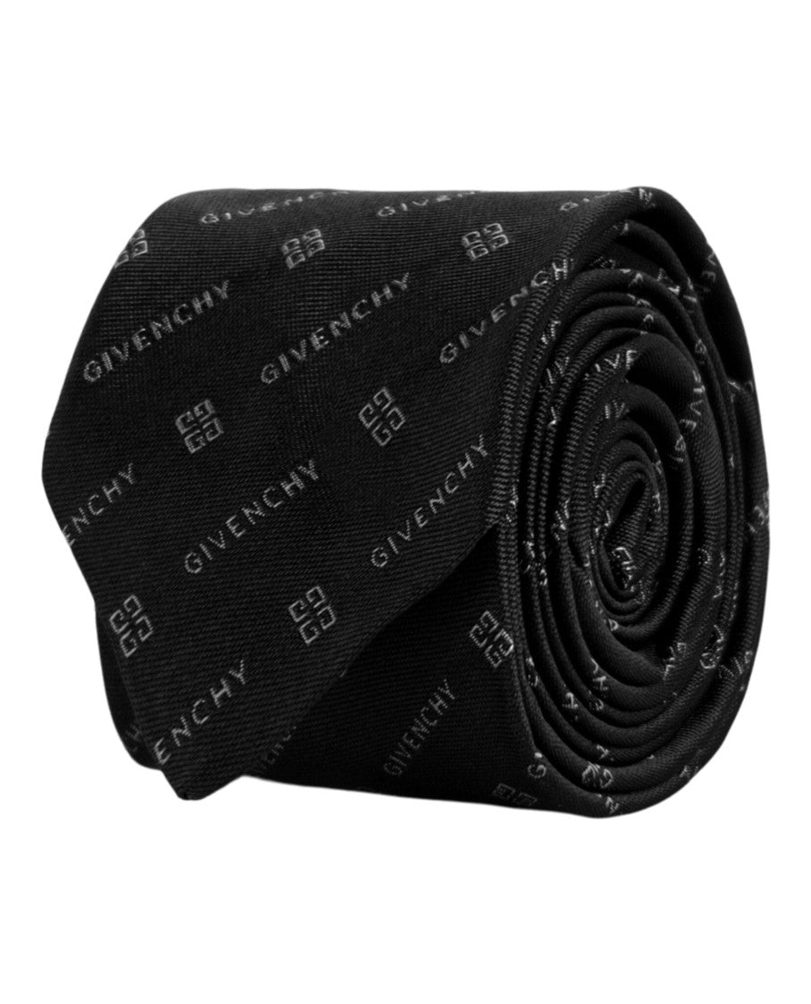 Givenchy Diagonal Logo Silk Tie