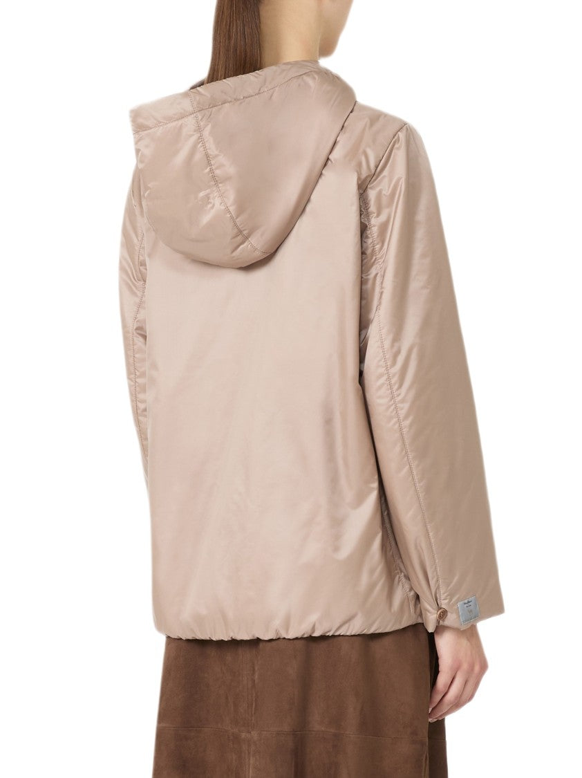 Max Mara Straight Silhouette Water-Repellent Nylon Jacket