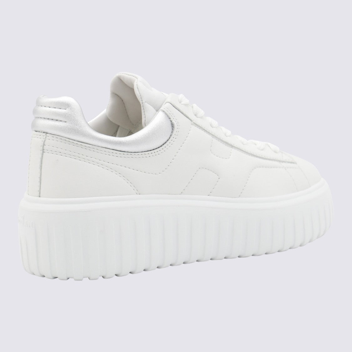 Hogan White Leather Sneakers