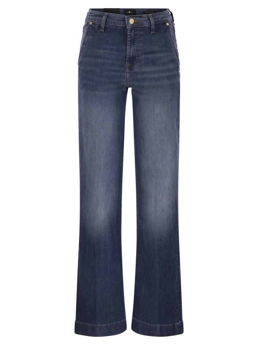 7 For All Mankind Modern Dojo - High-Waisted Flared Jeans