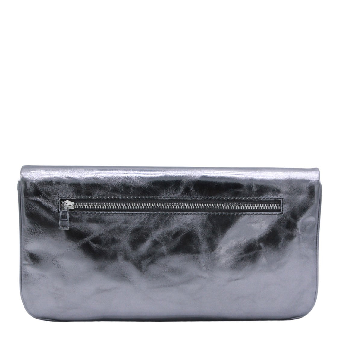 Zadig & Voltaire Glossy Crinkled Texture Clutch
