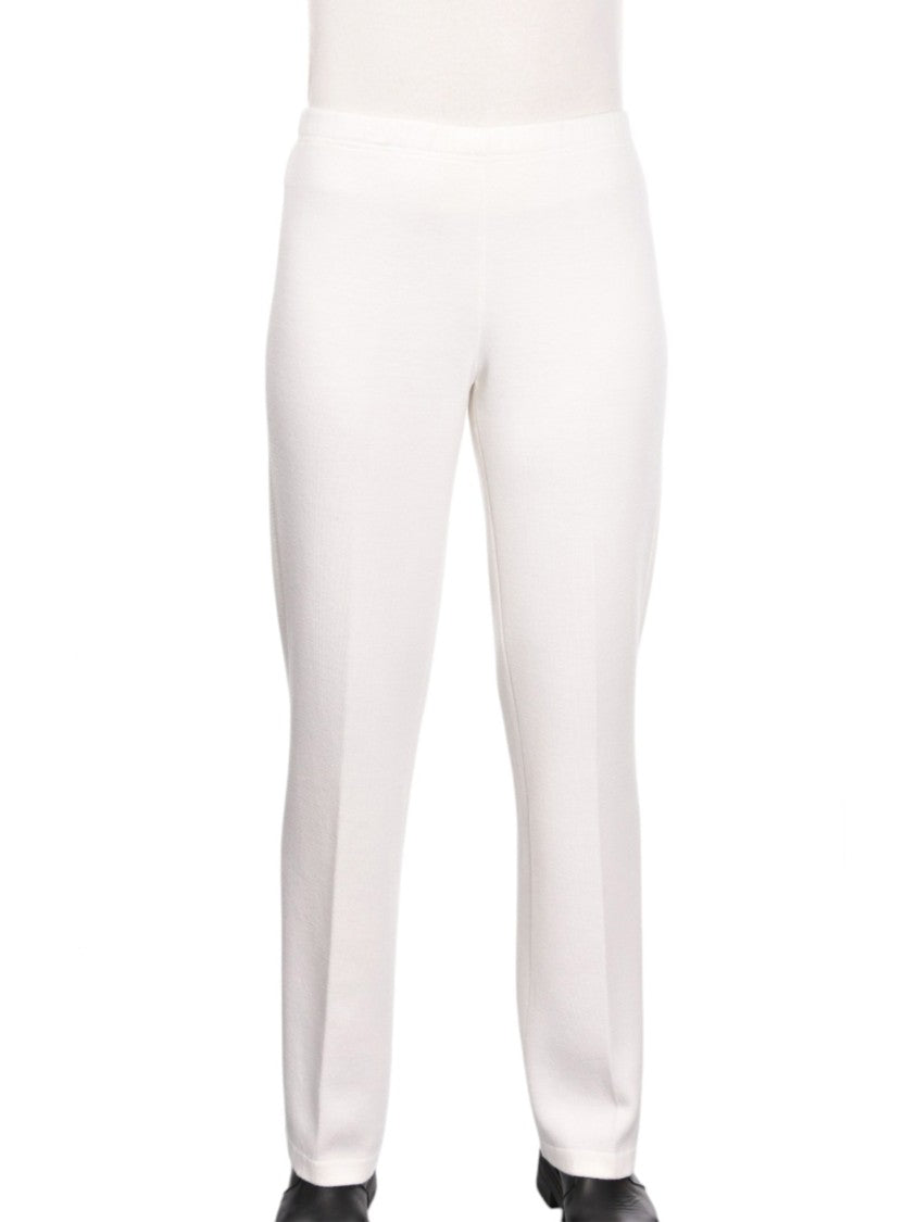 Gran Sasso Straight-Leg Wool Pants With Subtle Seam Detail