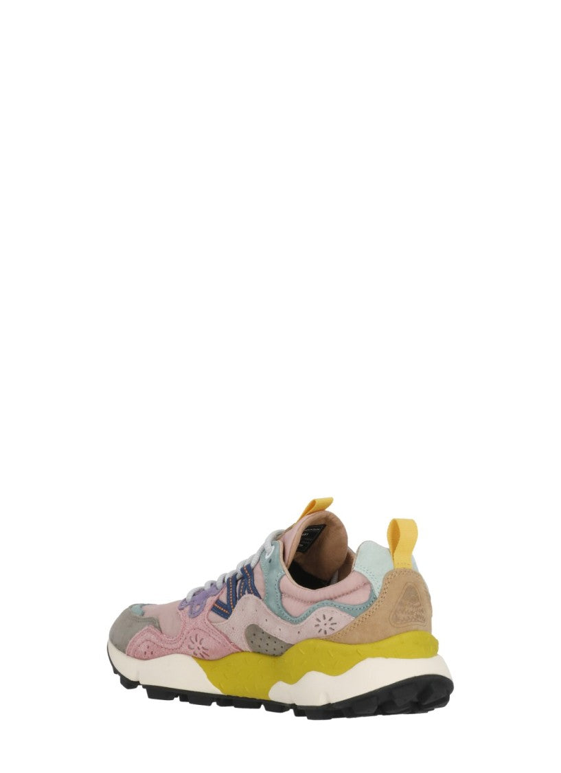 Flower Mountain Pink Yamano 3 Floral Pattern Sneakers