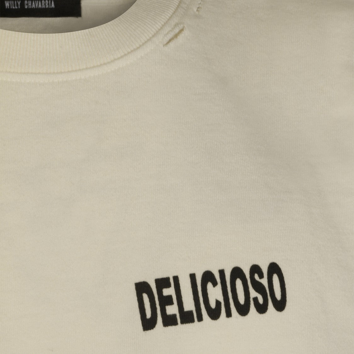 Willy Chavarria Loose-Fitting Short-Sleeved T-Shirt With Graphic Detail