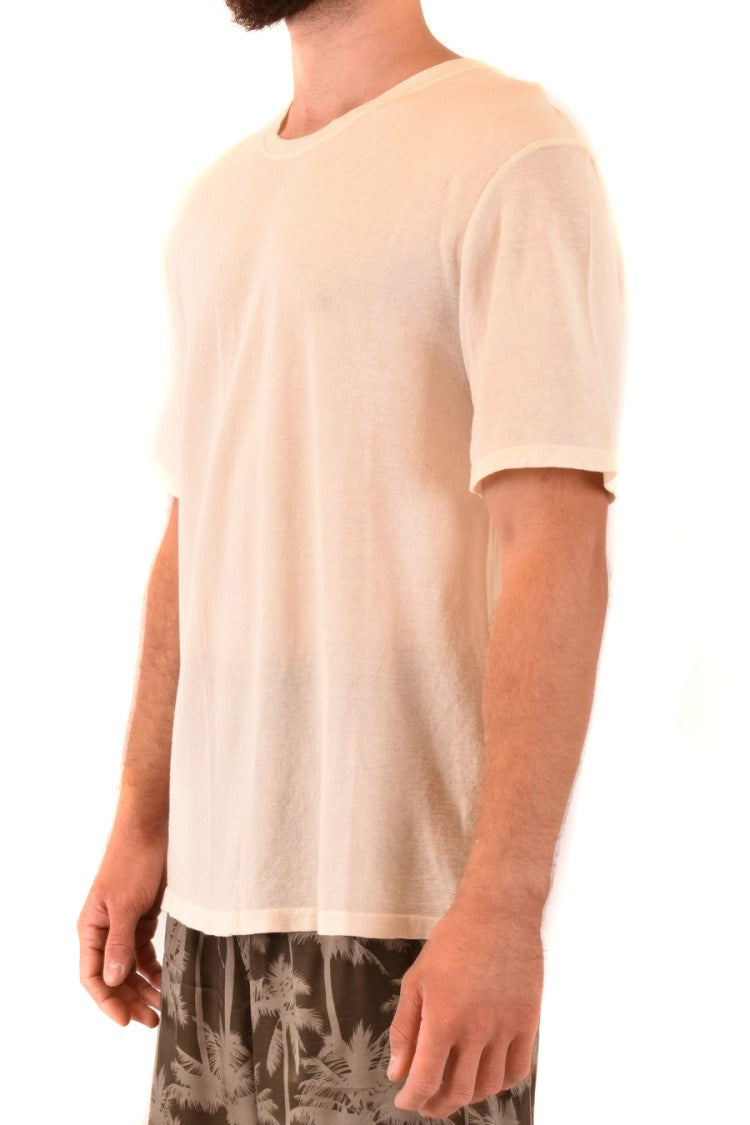 Laneus Minimalist Green Short-Sleeved Crew Neck T-Shirt