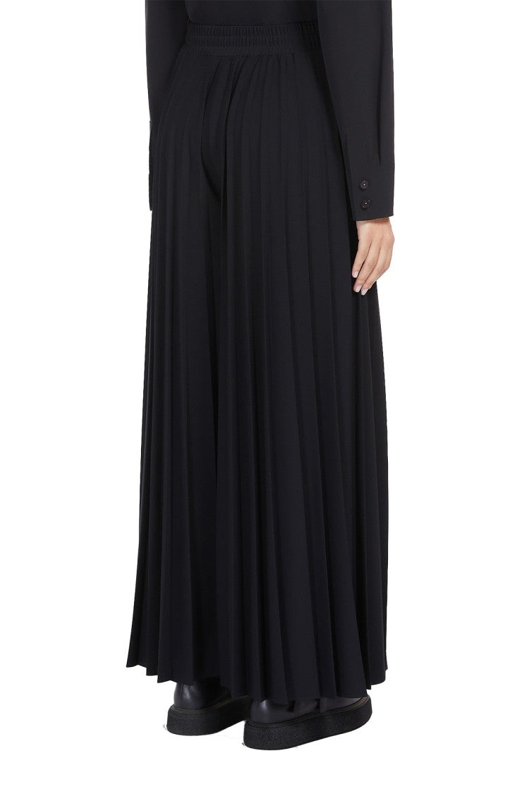 Max Mara Pleated Wide-Leg Cropped Pants