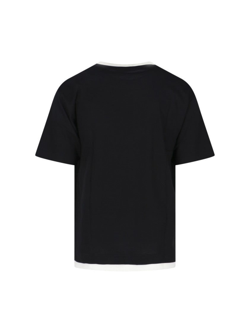 Dolce & Gabbana Layered T-Shirt – Black/White