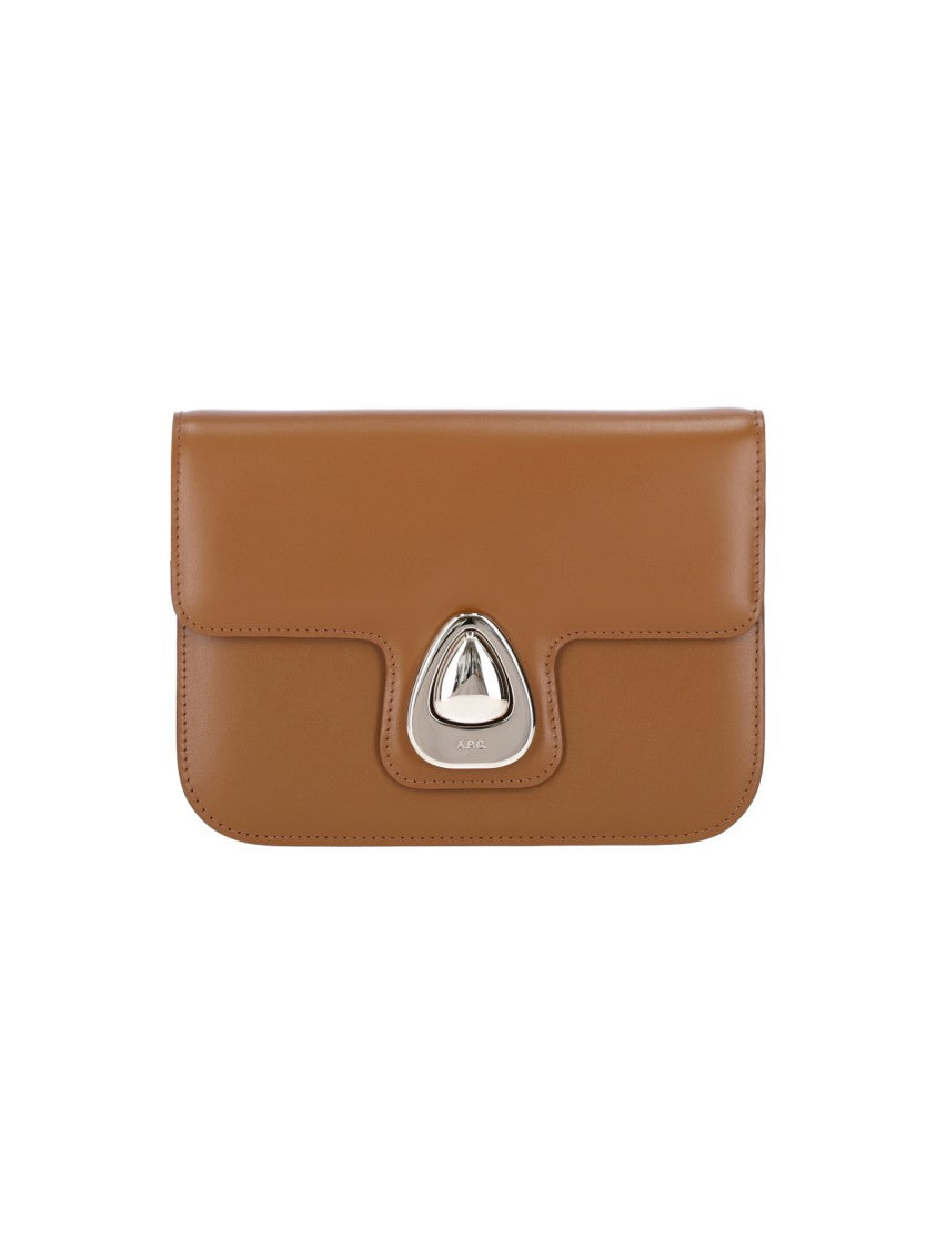 A.P.C. Small "Astra" Shoulder Bag – Light Brown