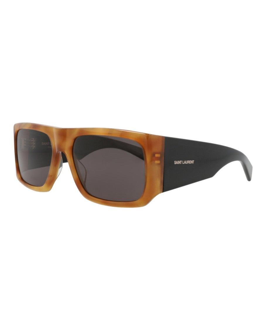 Saint Laurent Square-Frame Recycled Acetate Sunglasses