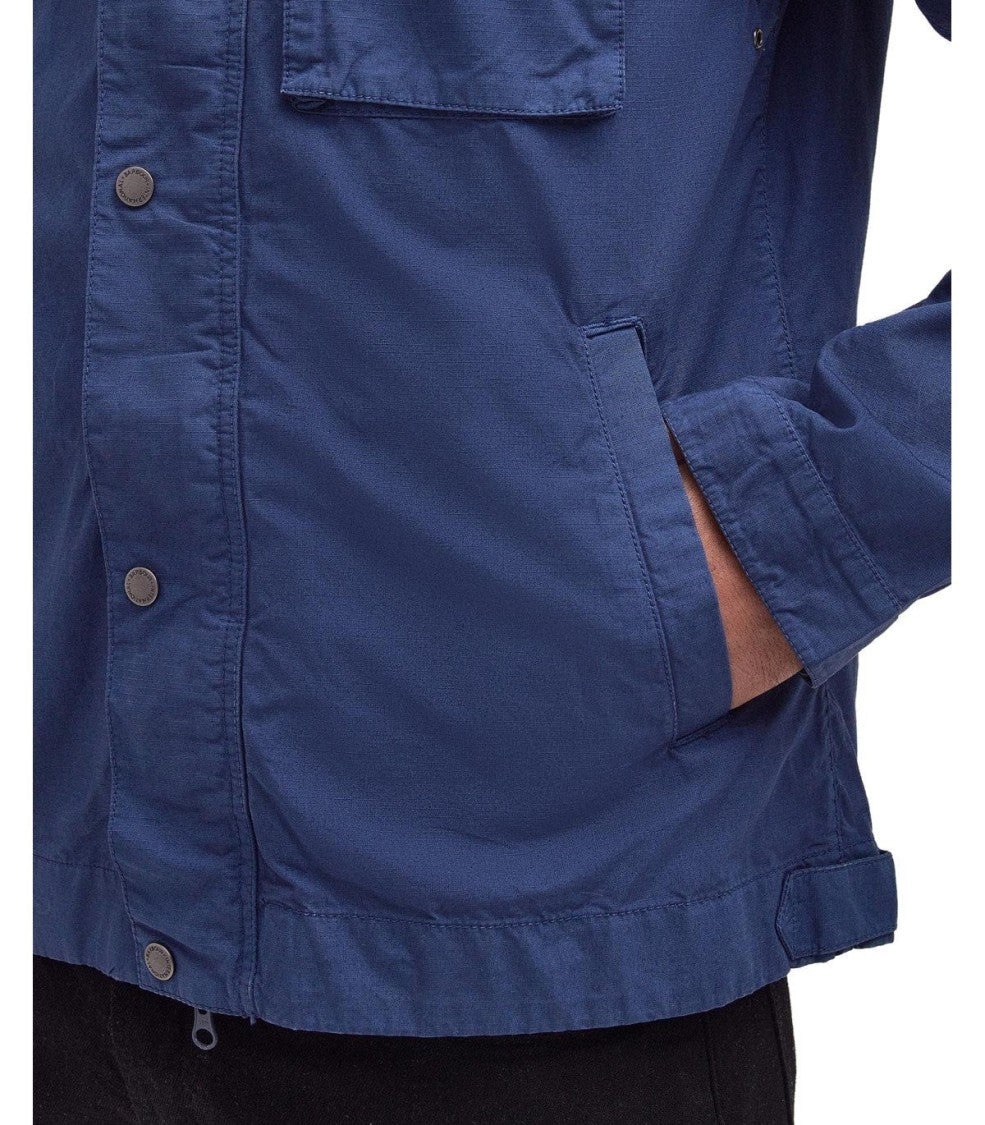 Barbour International Workers Casual Cobalt Blue Jacket