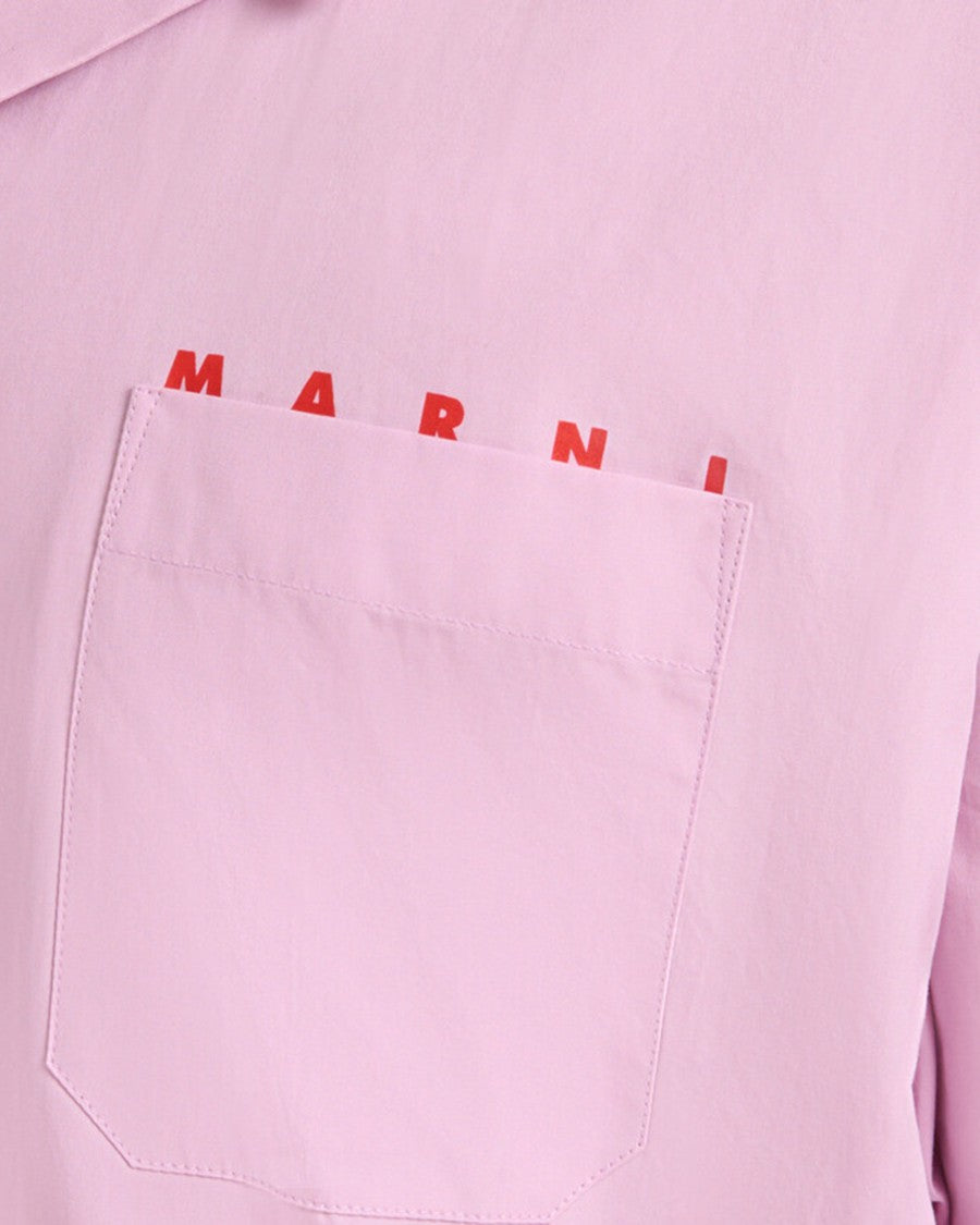 Marni Pink Bowling Shirt