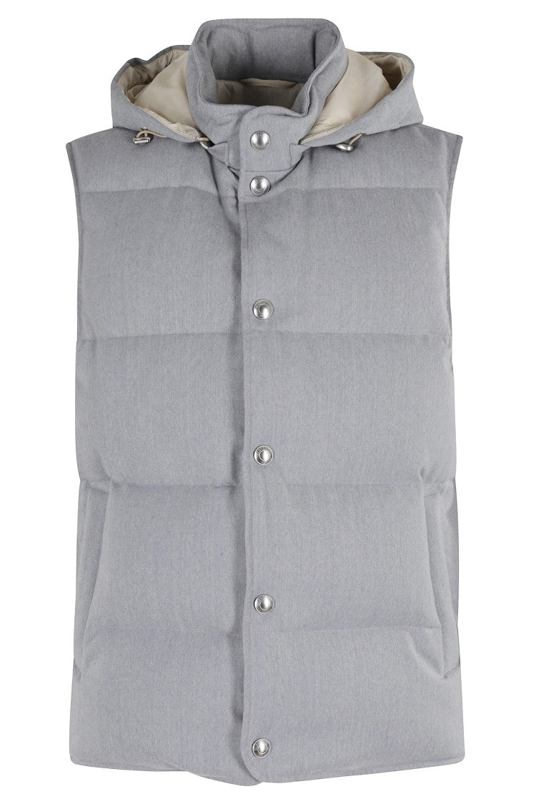 Eleventy Detachable Hood Vest