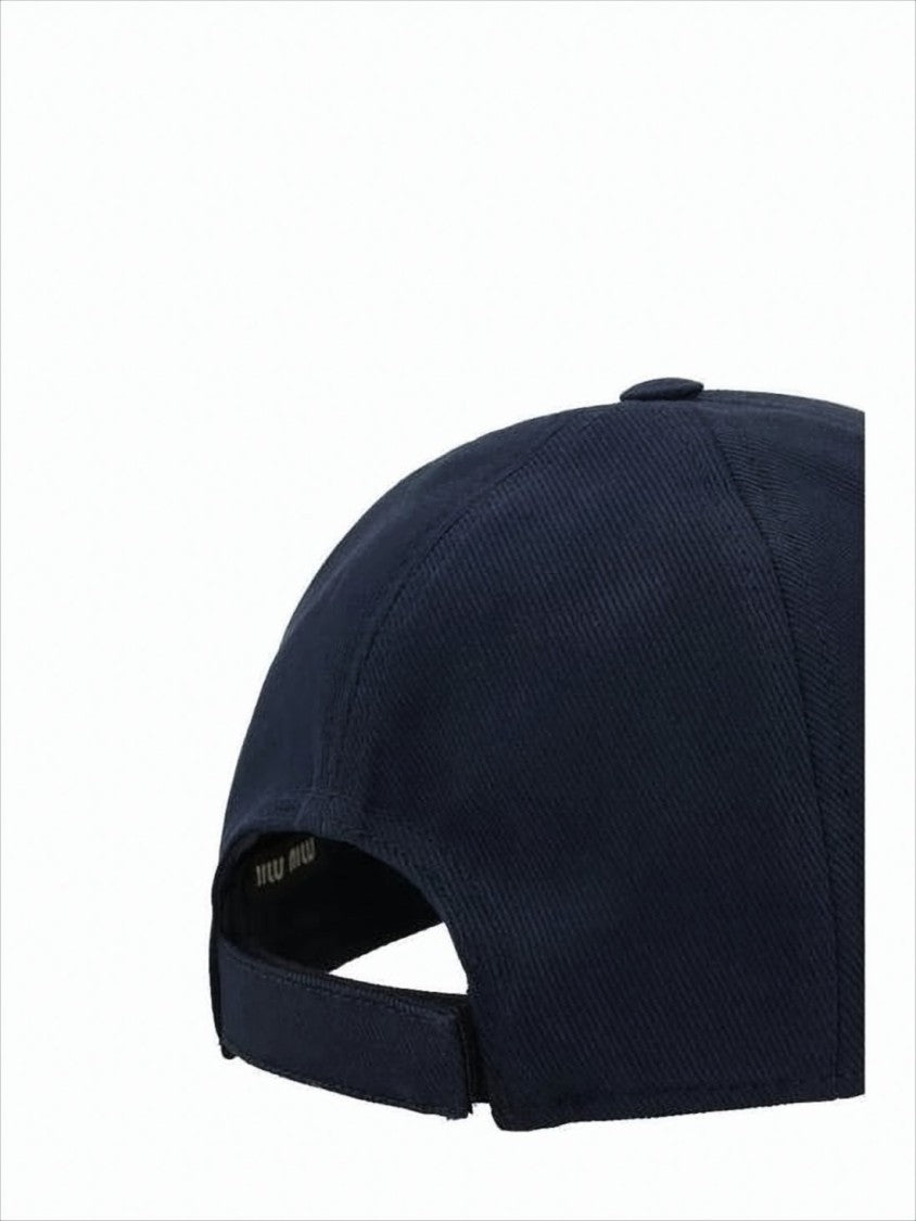 Miu Miu Structured Baseball Cap With Contrasting Brim