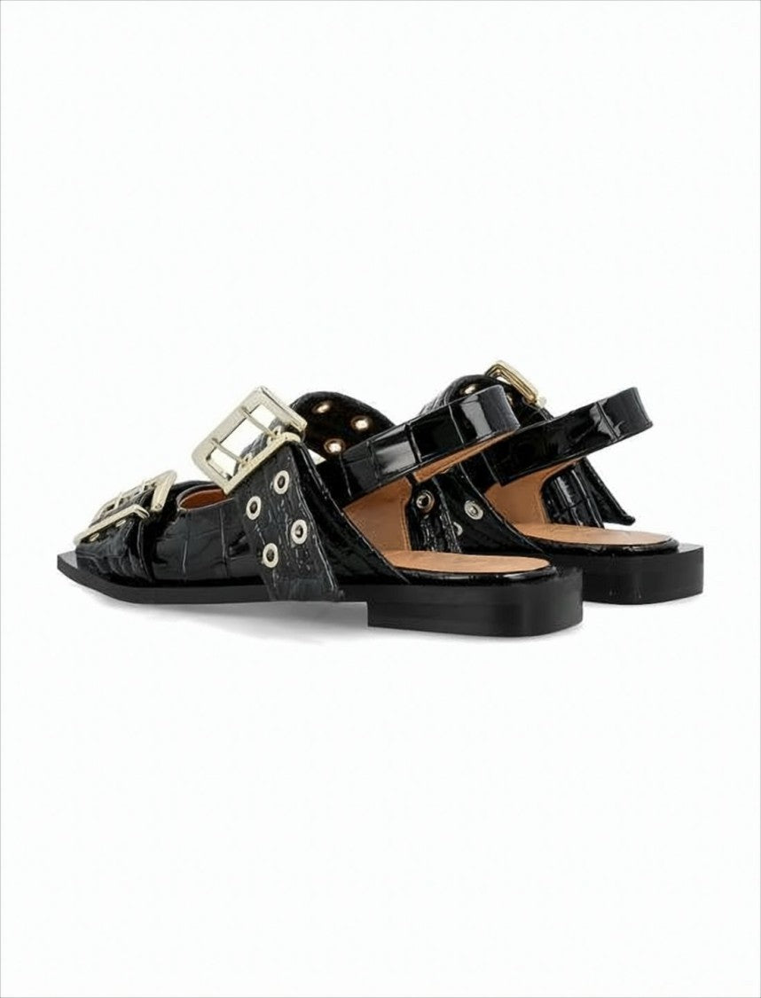 Ganni Pointed Toe Flat Shoes
