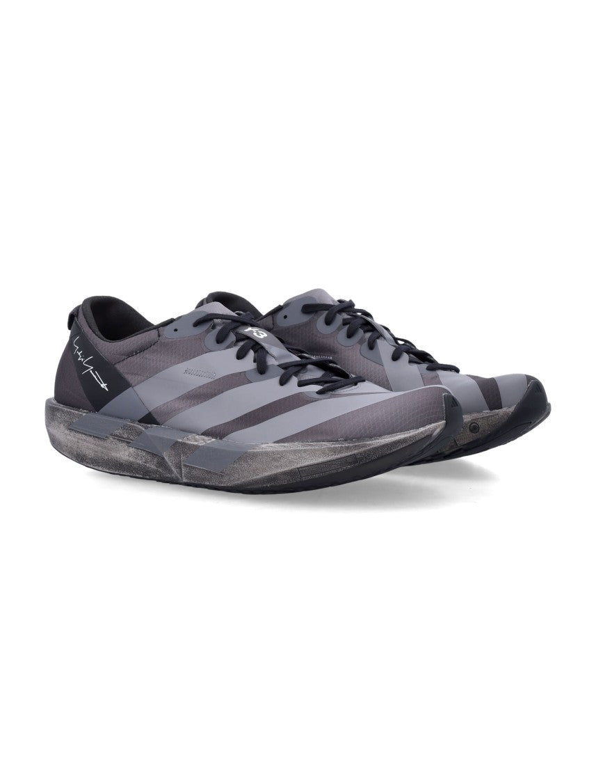 Y-3 Distressed Low-Profile Low-Top Sneakers