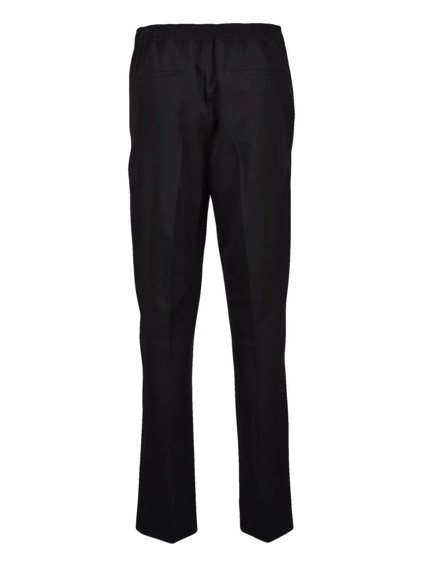 Patrizia Pepe Black Straight Leg Classic Trousers